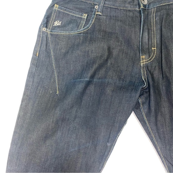 Ed Hardy Men’s Straight Leg Jeans Size 34 x 32 Dark Wash - Picture 5 of 16